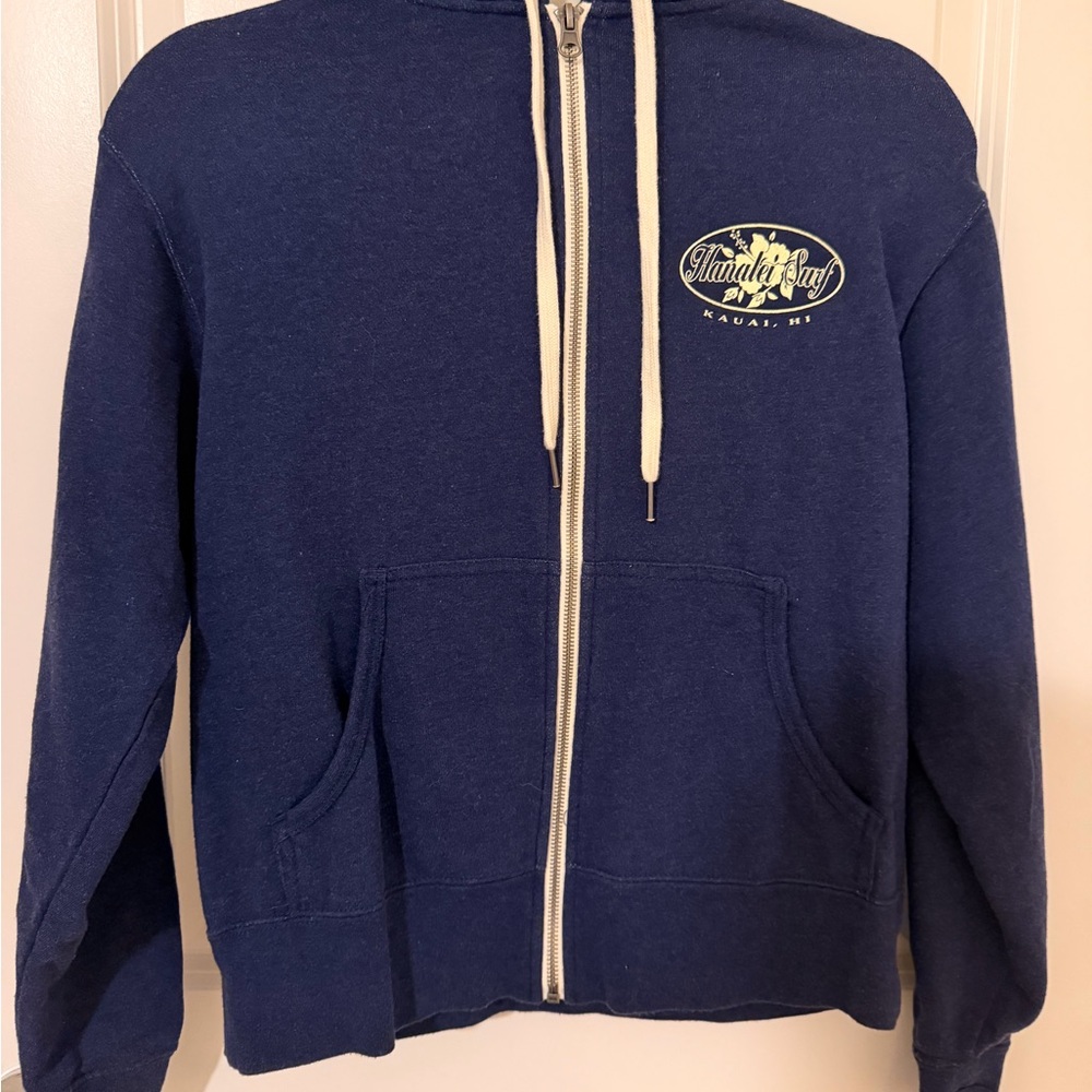 Blue Hawaii Zip-Up Hoodie